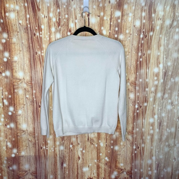 The Limited Creme Sweater with Gold Embellished Buttons Size Medium - Picture 2 of 5